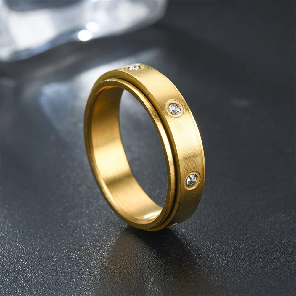 Anti Stress Spinner Couple Rings